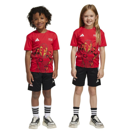 Adidas Παιδικό σετ Marvel Iron Man Tee and Shorts Set Adidas Παιδικό σετ Marvel Iron Man Tee and Shorts Set
